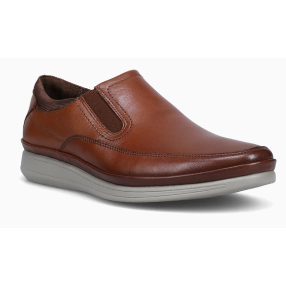 Florsheim Motion Moc Toe Men\'s Slip On Cognac leather Size 8.5 Wide main image 9